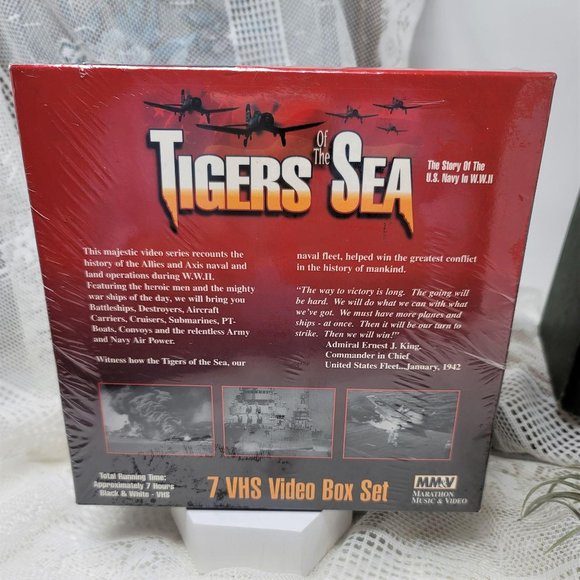 Tigers of The Sea 7 VHS Set U.S. Navy New - Picture 3 of 4